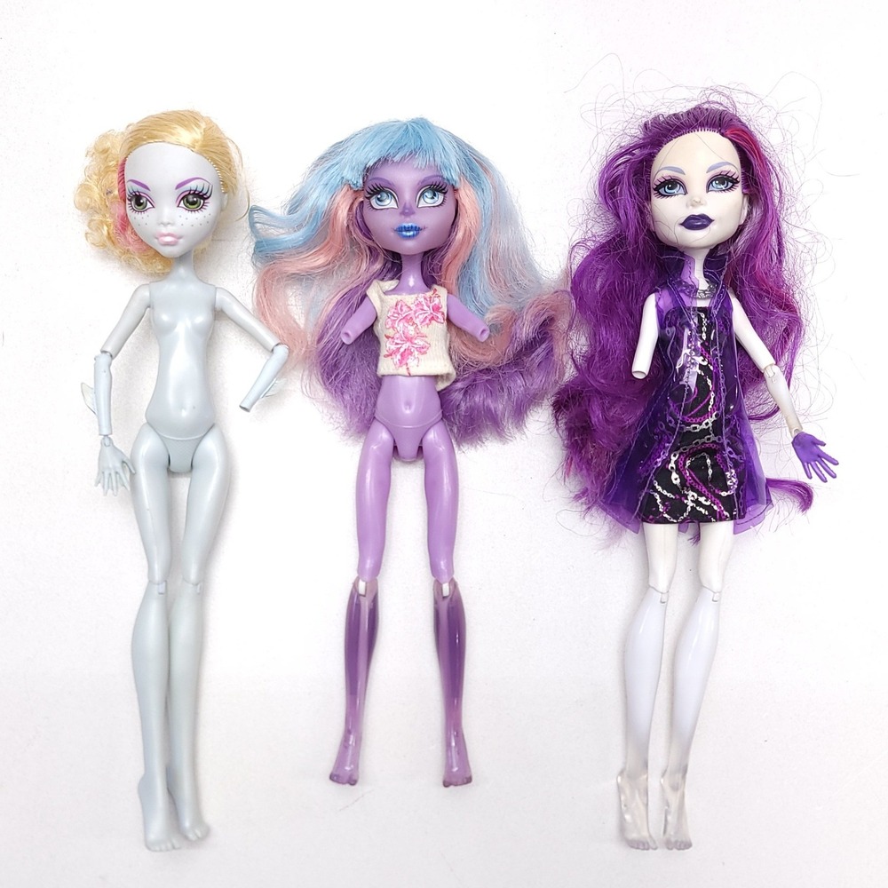 Monster High Doll Lot River Styxx Spectra Vondergeist Lagoona Blue Parts Repair